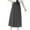 Gray, variant on yillto Women's Girls A Line Skirts Pleated High Waist Midi Skirt School Uniform Knee Length Skirts