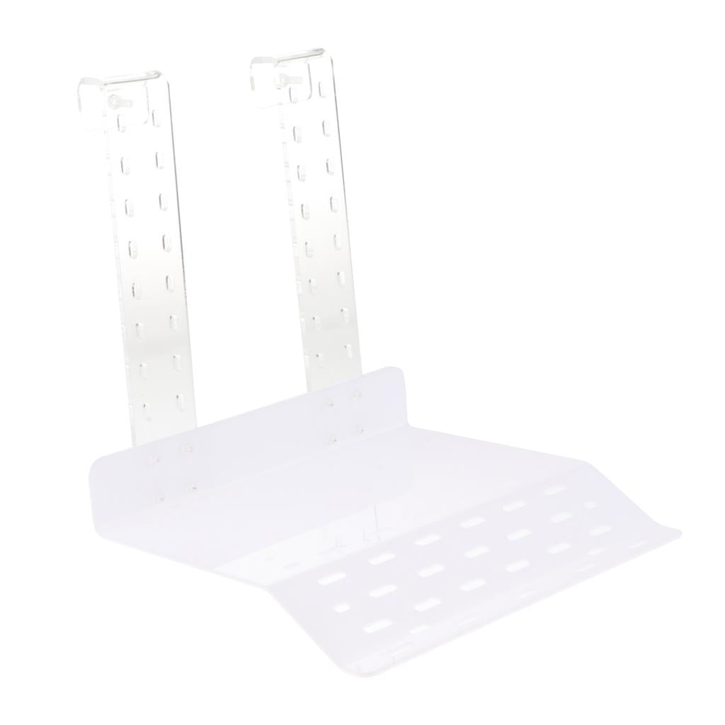 Turtle Hanging Platform, Floating Turtle Pier Rectangular Terrapin Dock Aquarium Float Decoration Bask Terrace Climb White