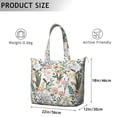 thumbnail image 5 of Flower Women's Large Weekend Travel Bag Moving Canvas Handbag Thick Double Layer Beach Weekend Travel Unisex Hospital Maternity Delivery with Toiletry Waterproof, 5 of 5