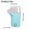 thumbnail image 3 of Fresh Pop Popcorn Maker - Oil-Free, Air Popcorn Popper - With Measuring Cup & Recipe Guide - Perfect for Movie Nights, 3 of 7