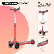 Cockatoo Rocket Racer LED Scooter for Children, 4 Adjustable Heights, 40mm LED Wheels, 1 Pack