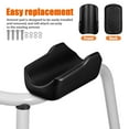 thumbnail image 6 of QIFULL Upright Walker Forearm Pads Armrest Cushion Black Pu 1 Set, 6 of 7