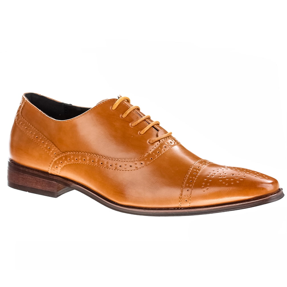 UV Signature Men's Brogue Cap Toe Dress Shoes