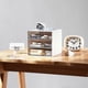 thumbnail image 3 of \u200b\u200b【4 Drawers】White Makeup Desk Organizer - Vanity Storage Box for Cosmetics/Bathroom Counter\u200b, 3 of 5