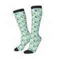 thumbnail image 2 of Fotbe Horse And Flower print Women's Men's Novelty Crew Socks Cotton Socks Knee High Socks for Walking,Running,Nurses,Pregnancy, 2 of 8