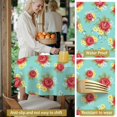 thumbnail image 5 of Pioneer Flower Floral Print Pattern Round Tablecloth 60 X 60 Inch, Wrinkle Resistant Wipeable Table Cloth for Kitchen Dining Picnic Patio Party, 5 of 6