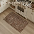 thumbnail image 4 of SIXHOME 2'x3' Vintage Distressed Area Rug Soft Washable Non-Slip Carpet American Classic Retro Rug with Geometric Rugs for Living Room Bedroom Neutral Home Decor Red, 4 of 6