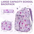 thumbnail image 2 of Inadays Kids Backpack School Backpacks for Teens 3PCS Set Middle School Bookbag Students Lightweight Durable Casual Outdoor Daypack College, 2 of 8