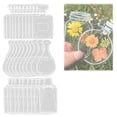 thumbnail image 1 of 30 Marcadores De Flores Secas Transparentes, Hermosos Marcadores De Flores, Pegatinas De Marcapáginas De Flores Secas De Bricolaje, Disfrute De La Diversión De Bricolaje,, 1 of 8