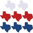 thumbnail image 1 of Notas adhesivas Gilprop Texas Shape, 8 blocs, 240 hojas, rojo, azul y blanco, 1 of 6