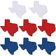 thumbnail image 1 of Notas adhesivas Gilprop Texas Shape, 8 blocs, 240 hojas, rojo, azul y blanco, 1 of 6
