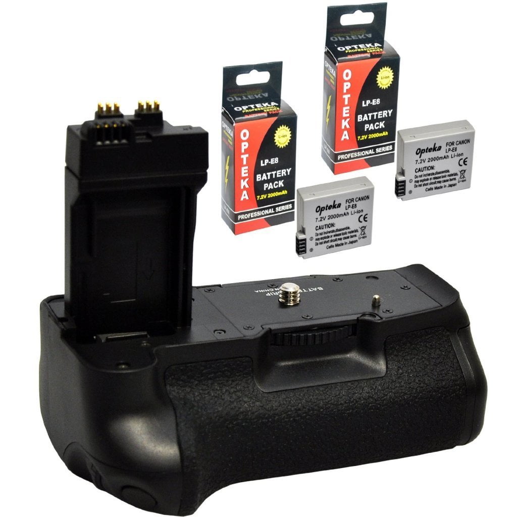 Opteka Battery Pack Grip / Vertical Shutter Release for Canon EOS Rebel