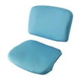 thumbnail image 1 of para Asientos de Oficina para Sillas Giratorias Forro de Silla Poliéster Forro de Sillón - Azul Sunnimix Cubierta de la silla de la computadora de la oficina, 1 of 8