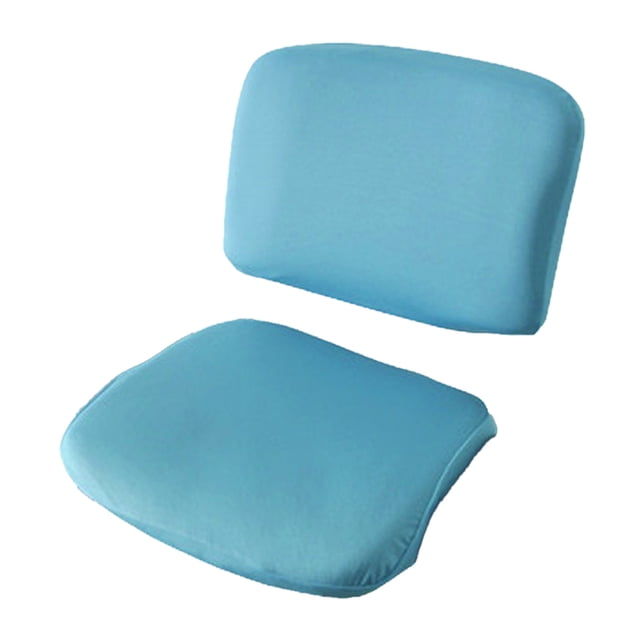 para Asientos de Oficina para Sillas Giratorias Forro de Silla Poliéster Forro de Sillón - Azul Sunnimix Cubierta de la silla de la computadora de la oficina