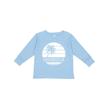

Inktastic San Diego California Beach Boys or Girls Long Sleeve Toddler T-Shirt