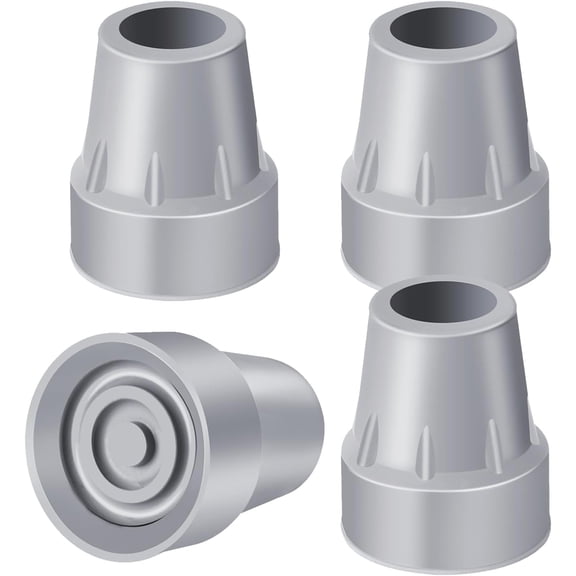 ANCKNE Crutch Tips 7/8 inch Heavy Duty Rubber Replacement Accessories, 4-Pack
