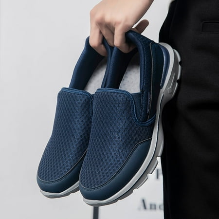 

Men‘s Mesh Breathable Slip On Loafer Shoes Casual Lightweight Sneakers