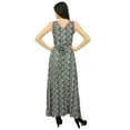 thumbnail image 5 of Bimba Womens Black Rayon Maxi Full Length Casual Summer Chic Gown Dresses, 5 of 7