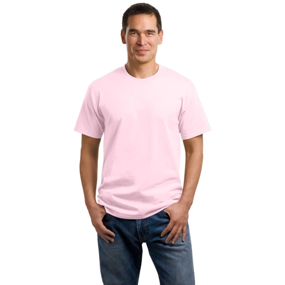 Port & Company 54oz 100% Cotton TShirt (PC54) Pale Pink, 2XL