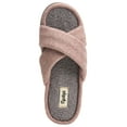 thumbnail image 4 of Floopi Women's Ultra Soft Padded Felt Criss Cross Slide W/French Terry Memory Foam Slipper, 4 of 5