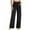 Black, variant on cFmduc Wide Leg Pants for Women Yoga Pants with Pockets Elastic Waist Straight Stretch Loose Casual Lounge Sweatpants