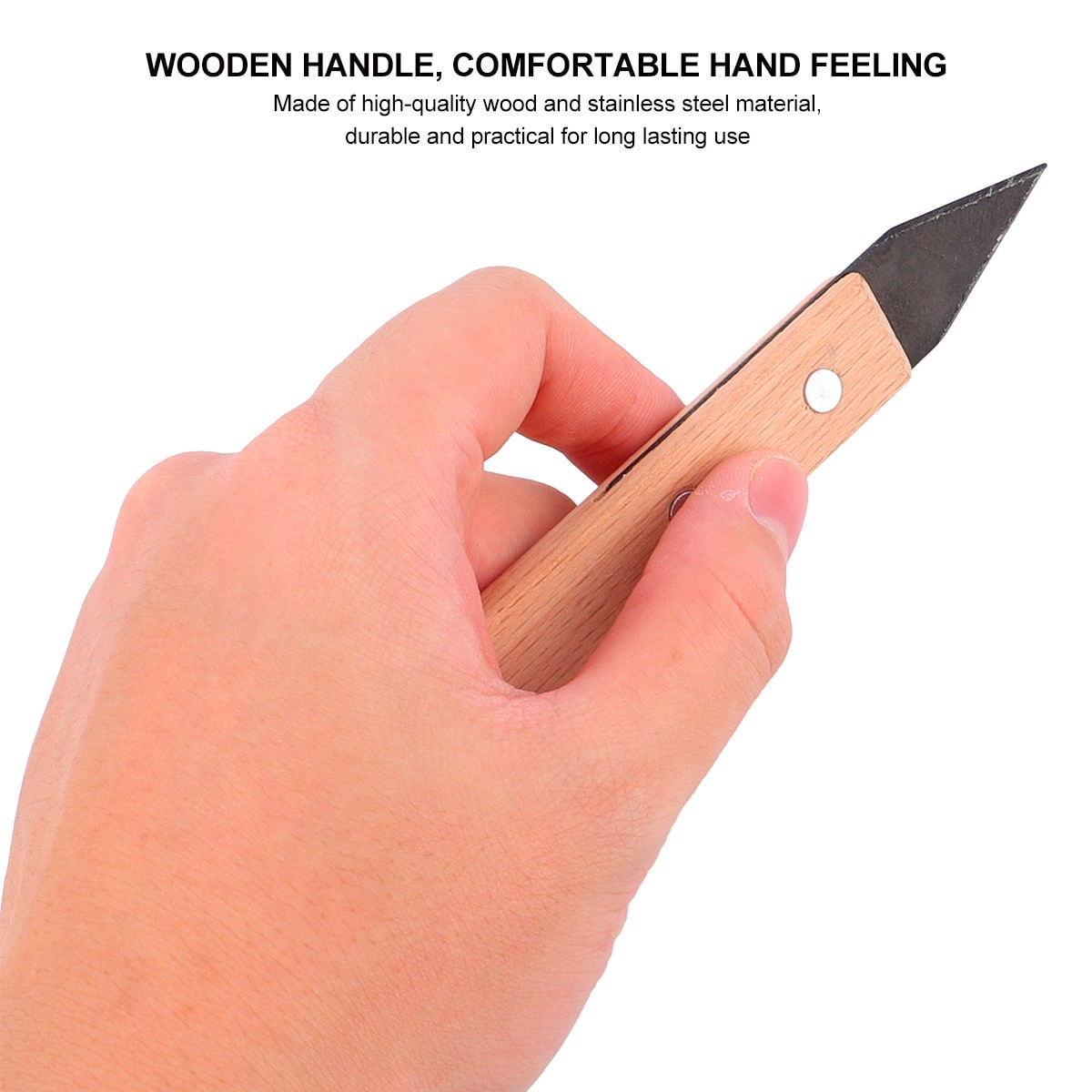 FESTFENDS Sculpture Modeling Tool Set Pottery Tools Black Stainless Steel 8Pcs Repairing Making Clay