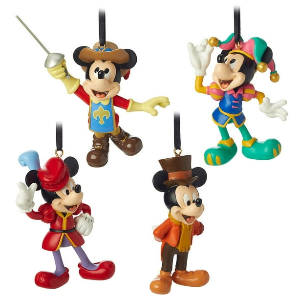 Disney Mickey Mouse Through the Years Mini Ornament Set The Three