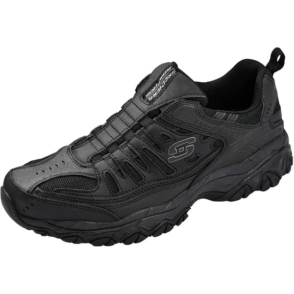 Skechers Afterburn Wonted Memory Fit Mens Slip on Shoes, Sporty Trainer Sneakers