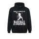 thumbnail image 2 of La escuela es importante, pero el béisbol es más importante. Sudadera con capucha divertida para hombre. Sudadera con capucha cómoda y ajustada., 2 of 4