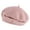 Blush, variant on San Diego Hat Company Wool Beret with Bow (Women)
