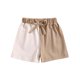 thumbnail image 1 of Odeerbi 1-6 Años Niños Niñas Pantalones Cortos de Algodón de Verano Color Bloque Entrenamiento Pantalones Cortos Deportivos Color Bloqueado Pantalones Cortos de Ocio, 1 of 5