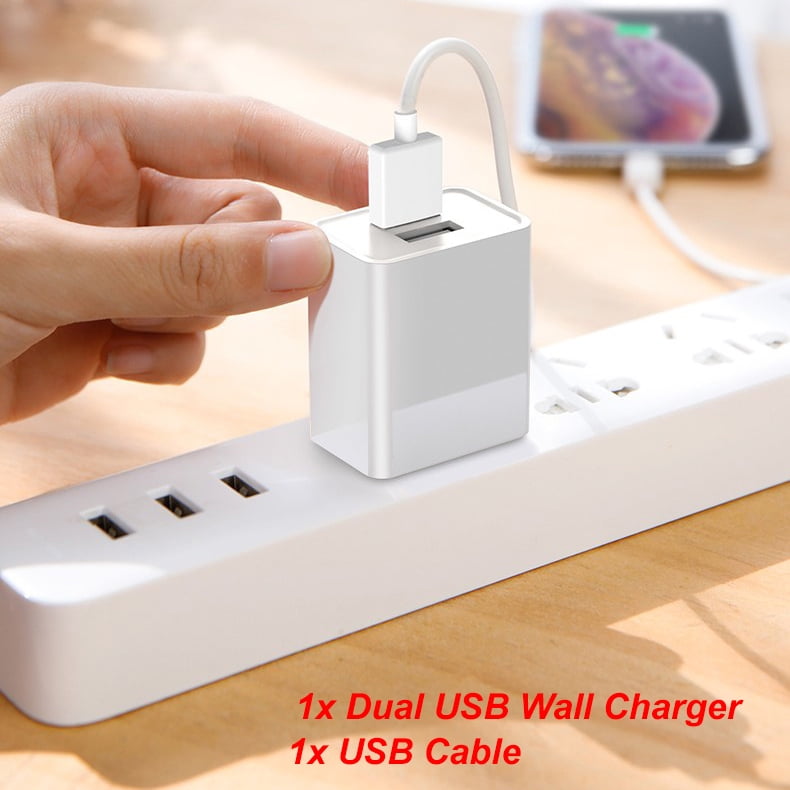 for Onn Android 8", 10.1" Tablet Dual USB Ports Wall Home House AC