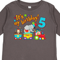 thumbnail image 4 of Inktastic Its My Birthday Circus Train 5th Birthday Boys or Girls Long Sleeve Toddler T-Shirt, 4 of 5