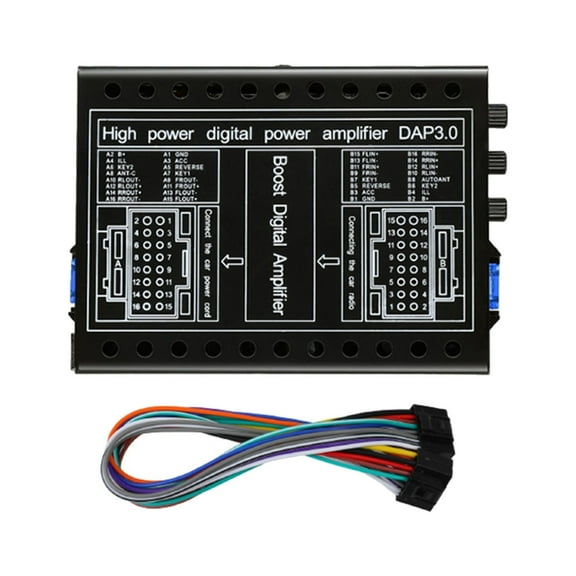 Car DSP Amplifier Support Adjustment Booster Audios Digital Sound Processors for Lossless Upgrade