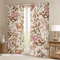 thumbnail image 2 of Erosebridal Cow Print Cowgirl Boots Daisy Bow Print Curtains Pack of 2 (42x84 Each), Leopard Hat Style Curtains Blackout for Girls, 2 of 6