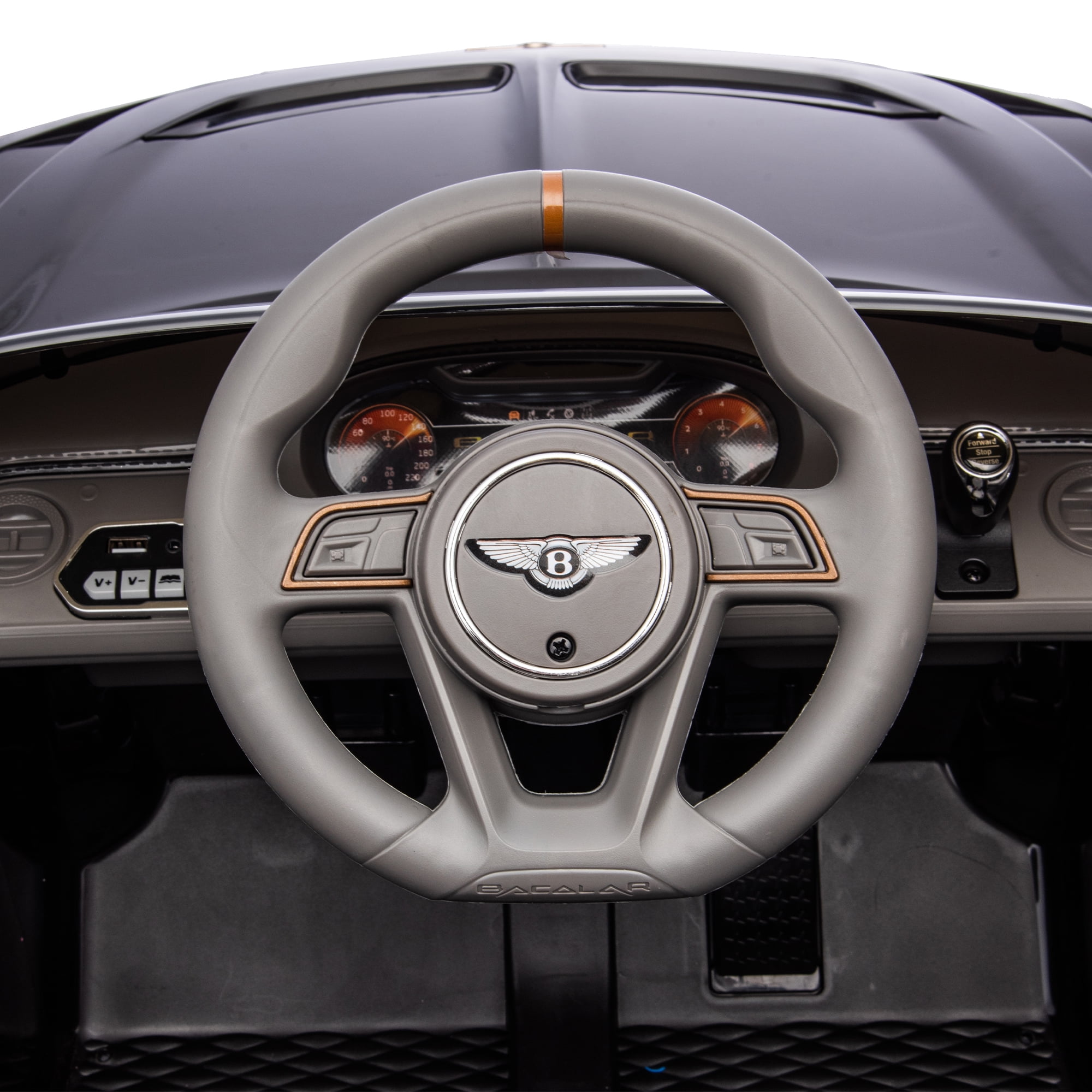 Resenkos Official Licensed Bentley Kids Ride on Car, 12V 7A Battery Powered Vehicle with Remote Control 3 Speeds MP3 USB, Black Resenkos Official Licensed Bentley Kids Ride on Car, 12V 7A Battery Powered Vehicle with Remote Control 3 Speeds MP3 USB, Black