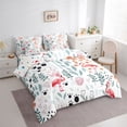 thumbnail image 3 of Homewish Pink Flamingo 7pcs Bedding Comforter Set for Teens Boys Girls,Flower Animal Queen Bedding Sets Super Cozy,Dreamy Princess Queen Sheet Sets,Ultra Soft Home Decor,Reversible, 3 of 8