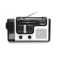 thumbnail image 1 of Luz de lectura de radio de emergencia portátil, auricular solar al aire libre, altavoz, linterna LED, batería de 1200 mAh, termómetro incorporado sidaley EL005049-00B, 1 of 2