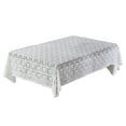 thumbnail image 2 of Btomtd Lace Fringed Table Cloths and Covers for Dining and Living Room, Square Decorative Tablecloth for Wedding, Washable Sofa and Table Cover, 55"x55", A, 2 of 7