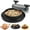 Black, Red, Orange, variant on Chicken Shredder ShredMachine Meat Shredder Tool with Handles and Non-Skid Base for Ground Beef Pulled Pork and Chicken 20CM/7.9inch Safer Than Bear Claws for Shredding Meat