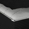thumbnail image 6 of Zipper Fitted Sheet, (Full Size 54x75) 10 Inch Deep Pocket, 100% Egyptian Cotton, 800 TC, Stripe Black Color., 6 of 7