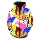 thumbnail image 1 of Sudadera con capucha y cremallera de manga larga con grafiti de arte abstracto para hombre, moda informal, gran oferta 2024, estampado 3D, tops geniales de primavera para adolescentes, 1 of 6