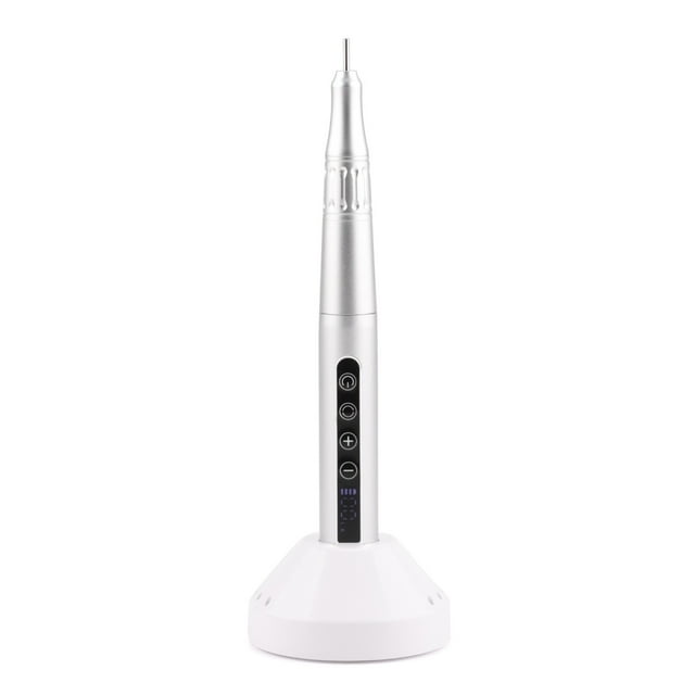 65W Professional 35000 RPM Cordless Portable Nail Drill Pen with Charging Base ,at Salon Home