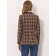 thumbnail image 4 of Chaqueta Formal Doble Botonadura Allegra K Naranja Azul S, 4 of 5