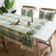 thumbnail image 1 of Boho Color Stripe Tablecloth Cotton Linen Waterproof Table Cover Tabletop Decoration for Dining Room Restaurant Party, 1 of 5