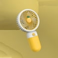 thumbnail image 4 of DEELLEEO Cute Fruit/FLOWER Mobile Phone Stand Strawberry Pineapple Avocado Handheld Small Fan Portable USB Charging Fan, 4 of 5