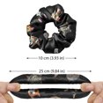 thumbnail image 3 of WIRESTER Set of 4pcs Scrunchies Hair Ties Headband Accessory - Cat Funny Faces (Gray/Black/Teal/Peach), 3 of 7