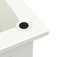 thumbnail image 3 of Mayne Fairfield 24" x 24" x 14" Square White Self Watering Garden Bed Planter, 3 of 9