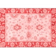 thumbnail image 1 of Ahgly Company Machine Washable Indoor Rectangle Oriental Red Traditional Area Rugs, 3' x 5', 1 of 4
