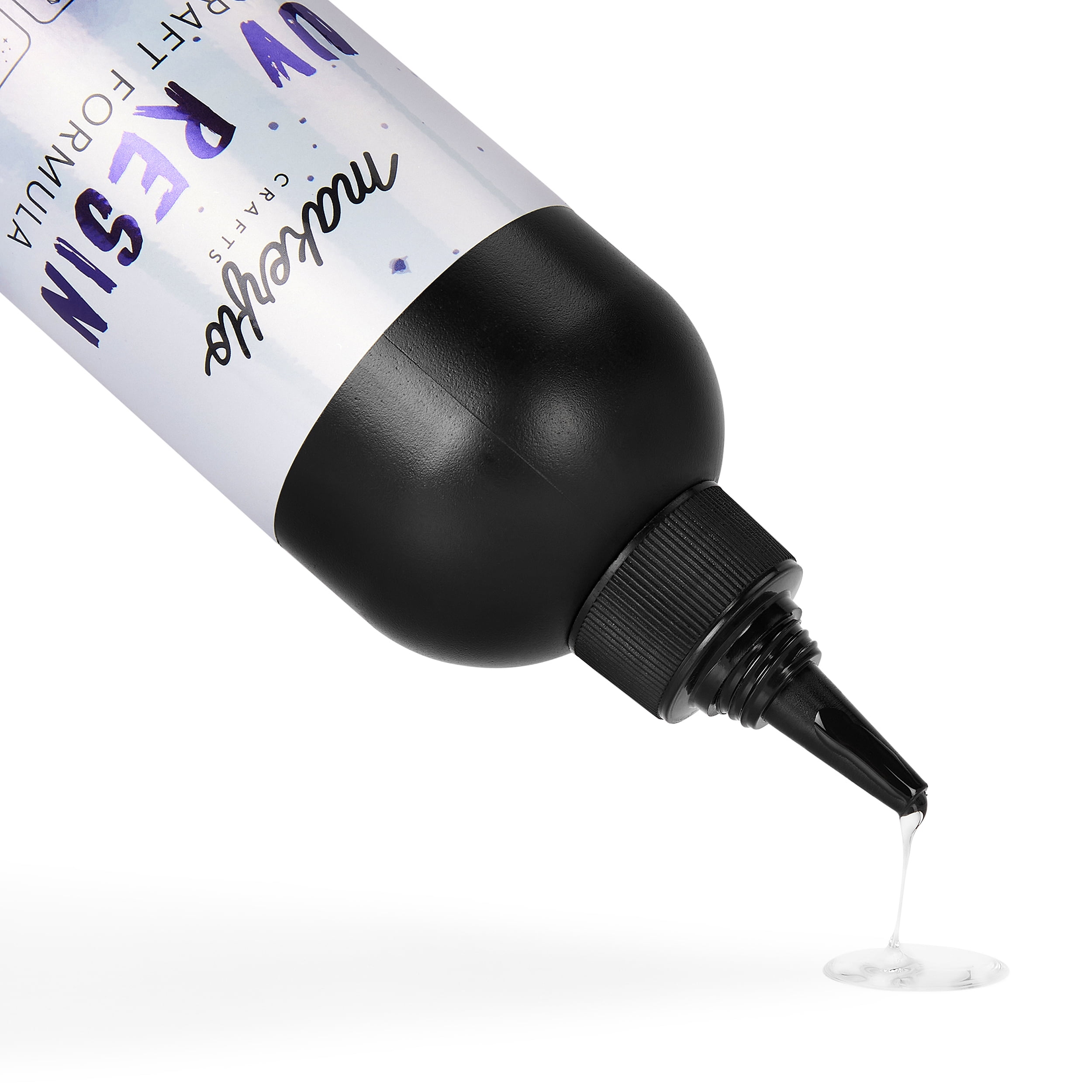 MakerFlo UV Resin for Jewelry Making, Fast Curing Clear Resin 500 ml for Crafts, DIY Art & UV Light Projects